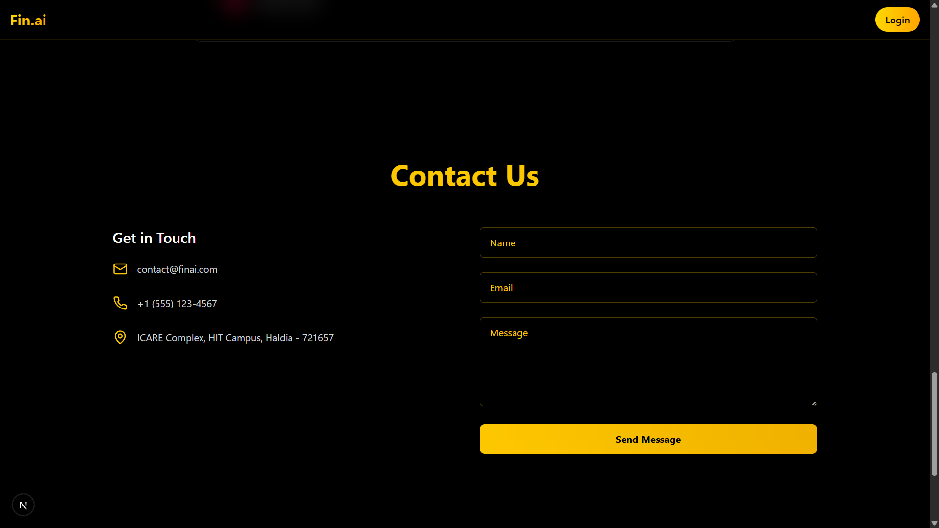FinAI (Hackfest 2025 - IIT Dhanbad)